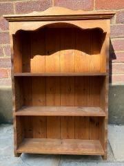 Pine shelving unit 78cm high x 54 cm wide x 15 cm deep 