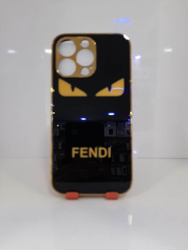 Stylish Fendi-Inspired Phone Case for iphone 13 pro – Brand New Condition!