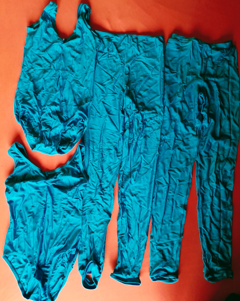 Dance Leotard + Leggings Combo for £5. Two sets: Size 1 (& 2) Harlequin Dancewear