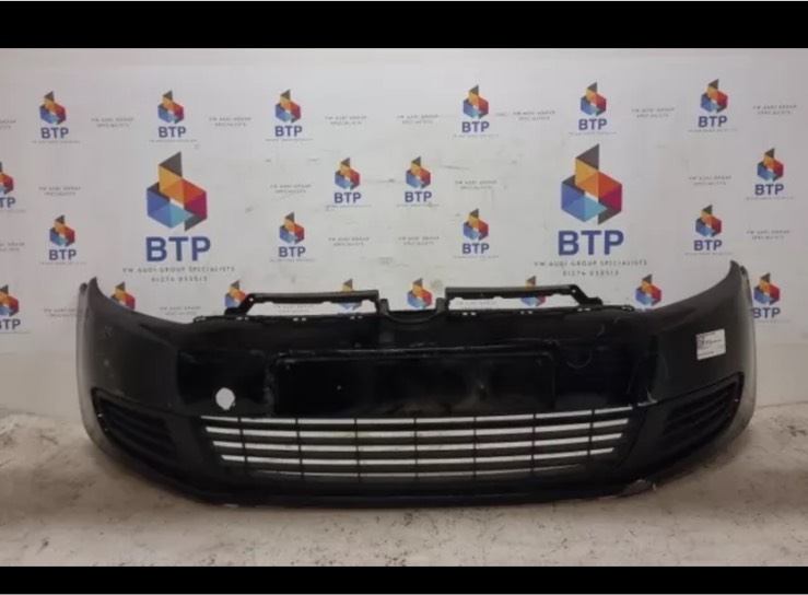 VOLKSWAGEN GOLF MK6  2011 BUMPER (FRONT) BLACK LC9X