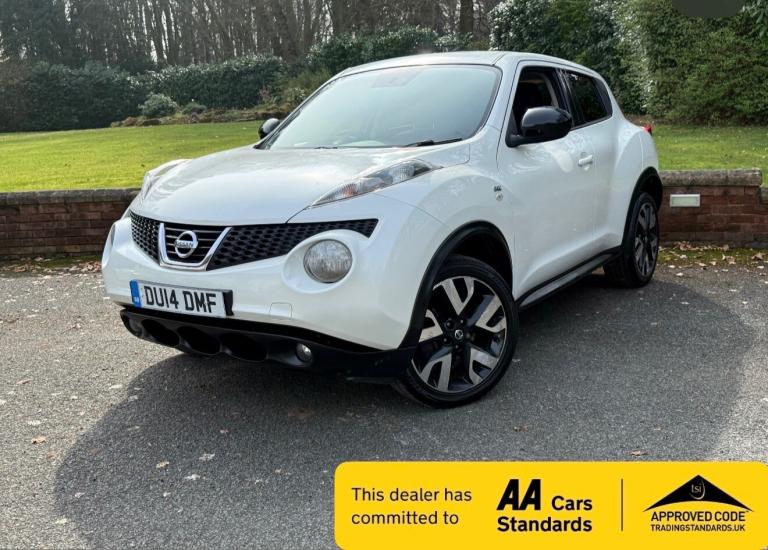 2014 Nissan Juke 1.6 N-TEC 5DR 81K (PEARL WHITE)  HATCHBACK Petrol Manual