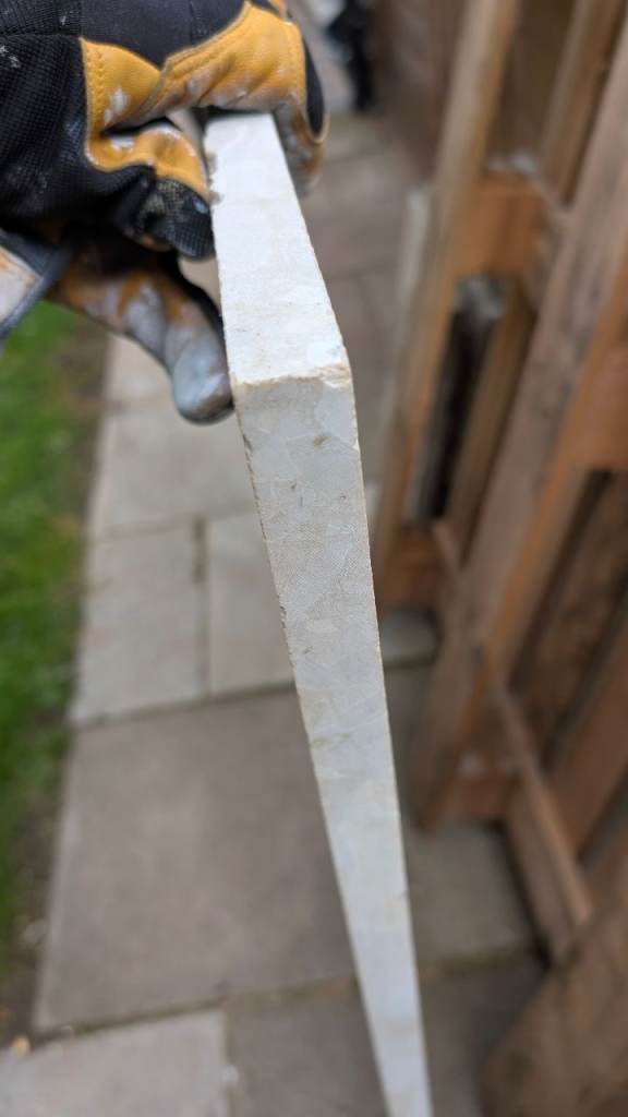 Slab. Came from a fake fireplace