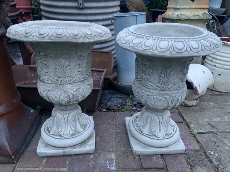 Pair of medium size Urn Planters 