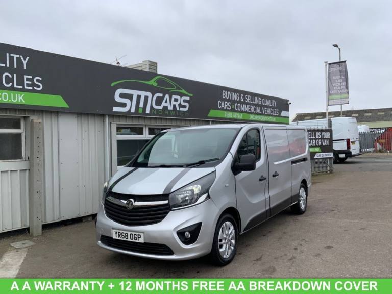 2018 Vauxhall Vivaro 2900 1.6CDTI 120PS Sportive H1 Van PANEL VAN DIESEL Manual