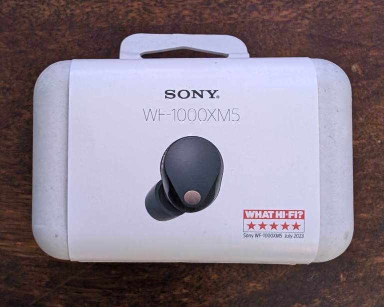 Sony WF-1000XM5 Wireless Noise Cancelling Earbuds - Black, NEW