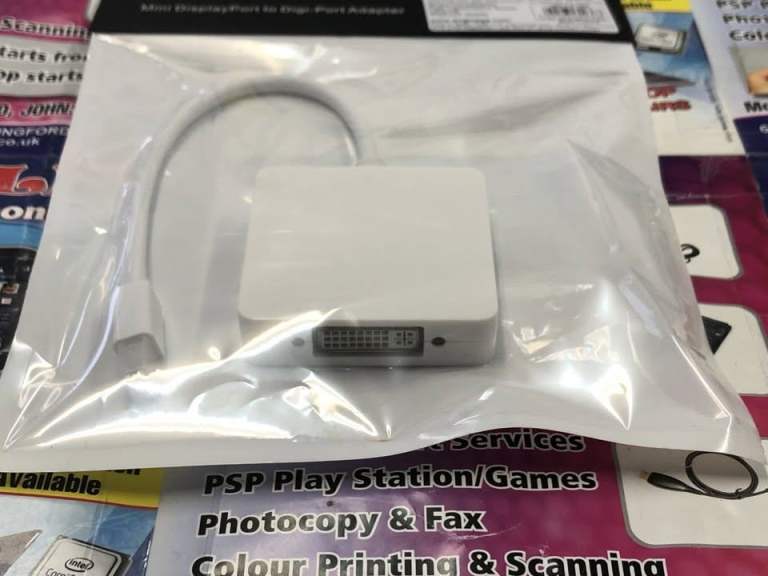 Brand New 3 in 1 Mini DisplayPort to HDMI- DVI & DisplayPort adapter available