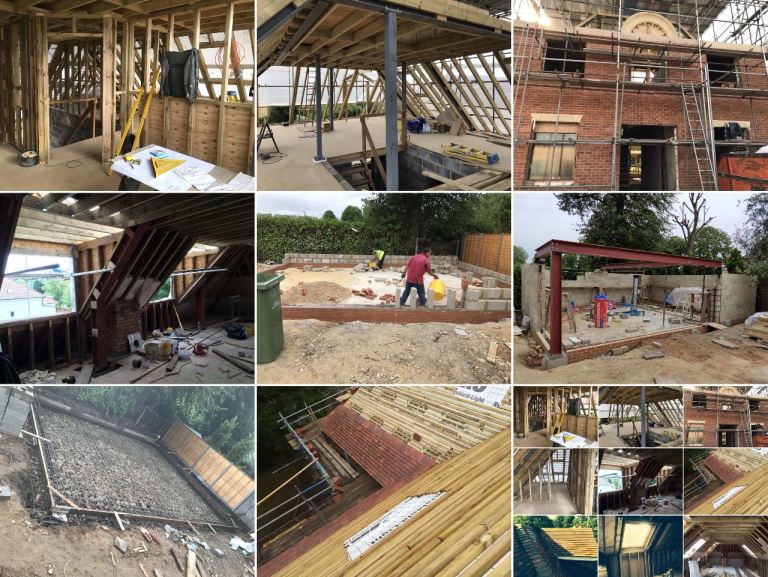 Whole house renovation and extension kitchen bathroom renovation