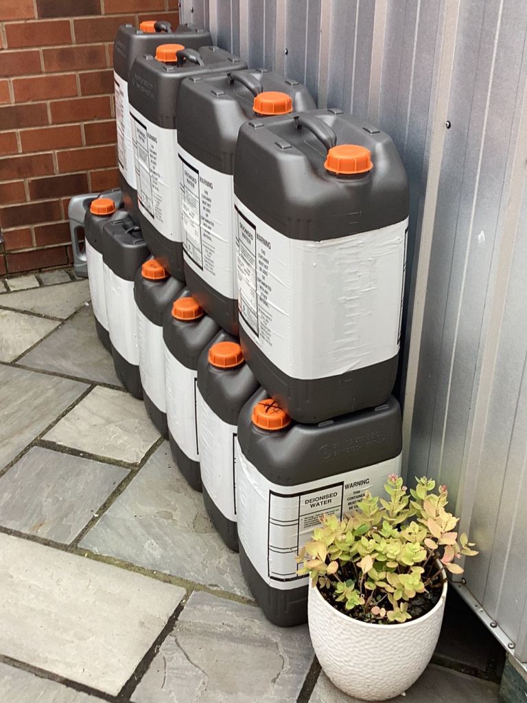 Water barrels 25/litre new