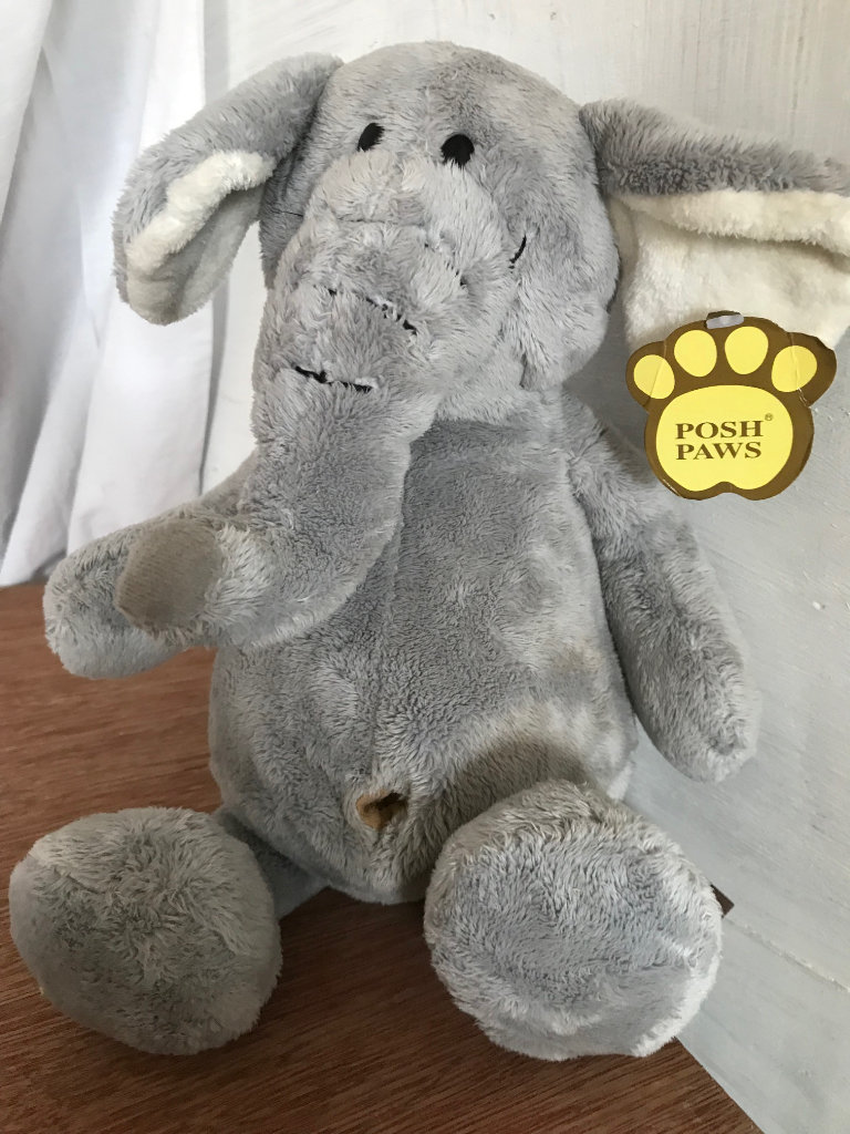 New Posh Paws Soft Grey elephant