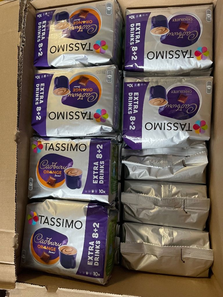 Large Tassimo T Discs Bundle – Coffee, Latte, Hot Chocolate & Tea Pods