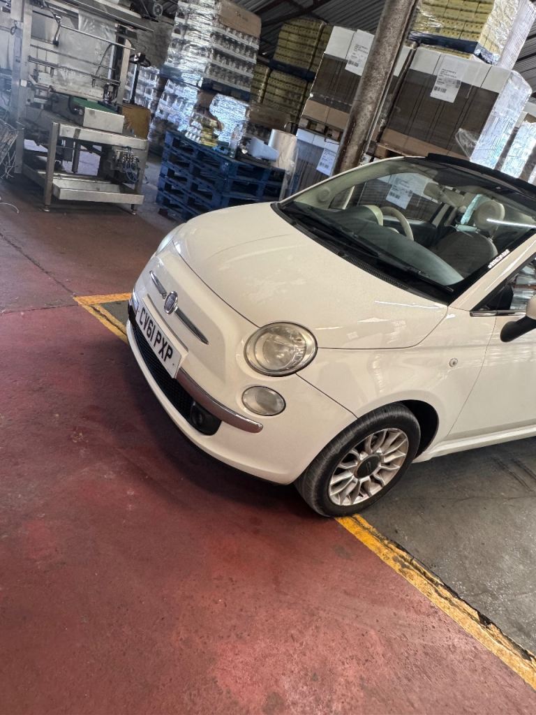 Fiat, 500, Convertible, 2011, Manual, 1242 (cc), 3 doors