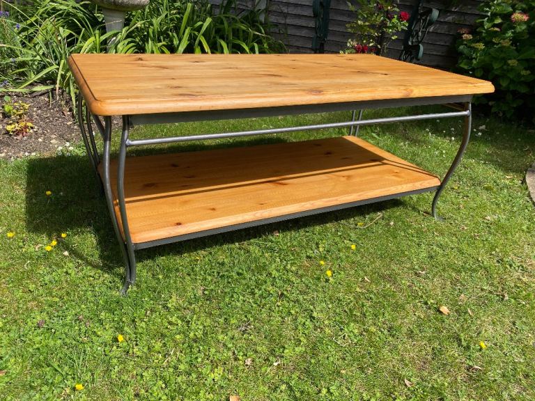 Large Pine Coffee Table Recycle Project 
