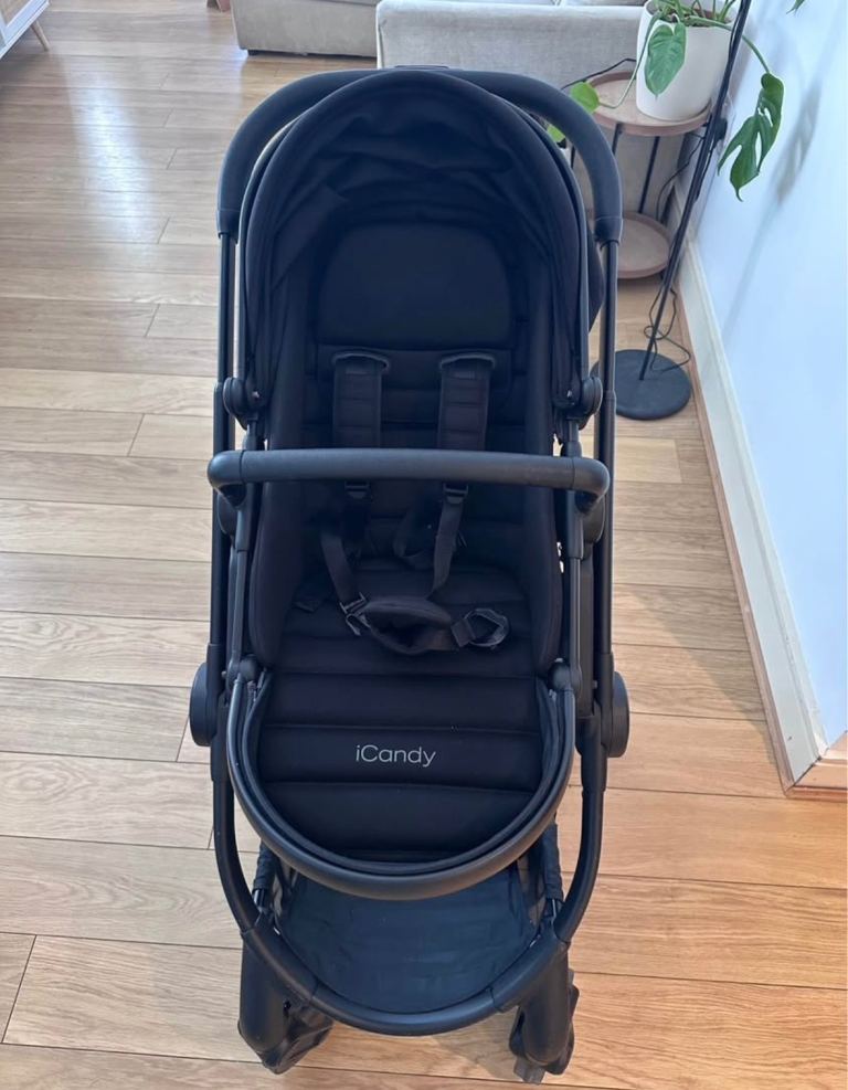 iCandy Peach 7 Black Edition Pram Pushchair with Extras