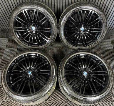 19'' GENUINE BMW 5 SERIES 664 M SPORT BLACK G30 G31 ALLOY WHEELS TYRES ALLOYS
