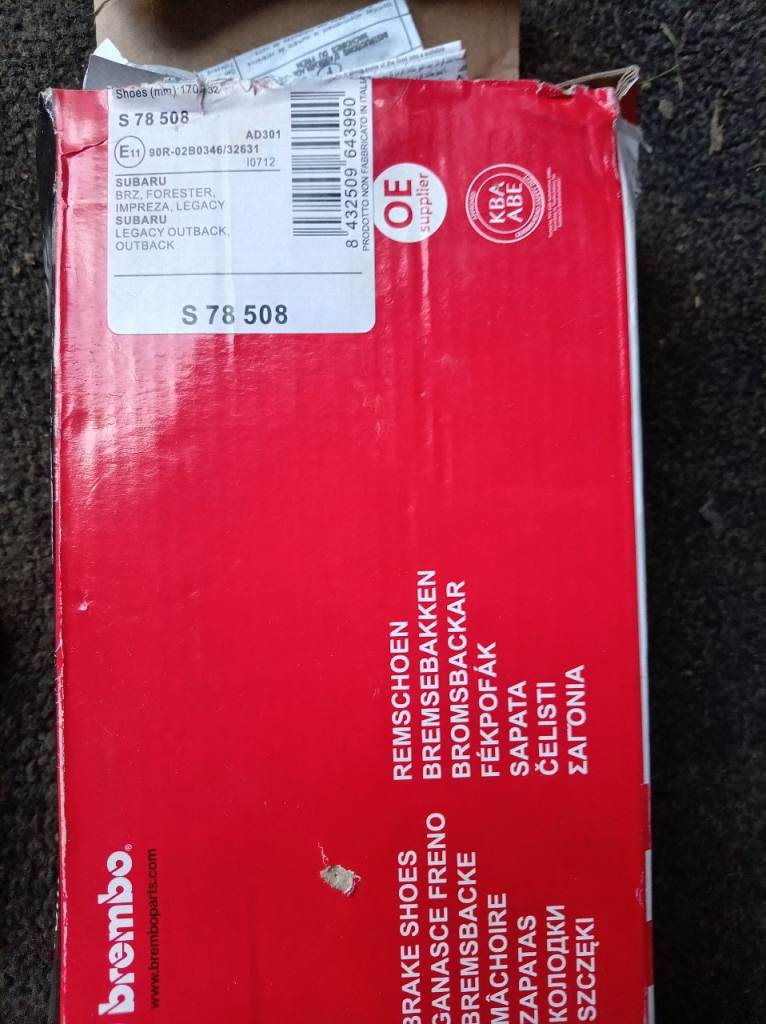 Subaru impreza classic brakes