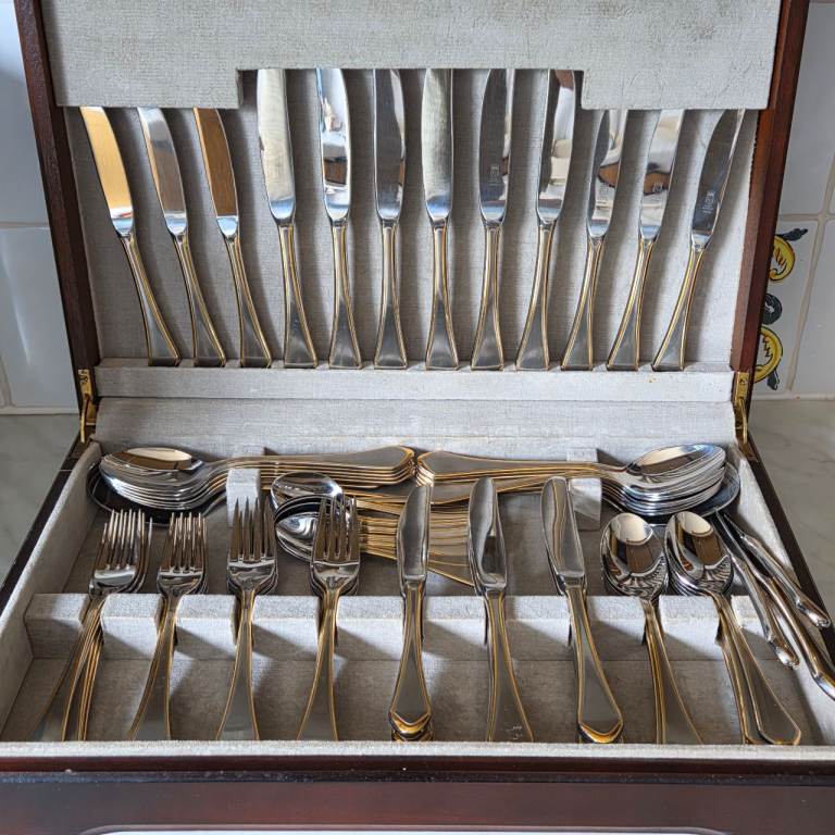 Fürst Besteck Canteen of Cutlery Stainless Steel Mid Century Modern