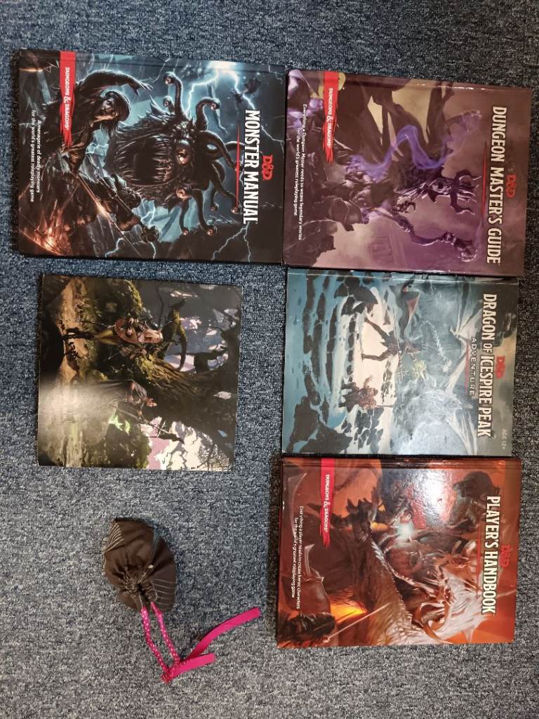 Dungeons and Dragons 5th Edition book set