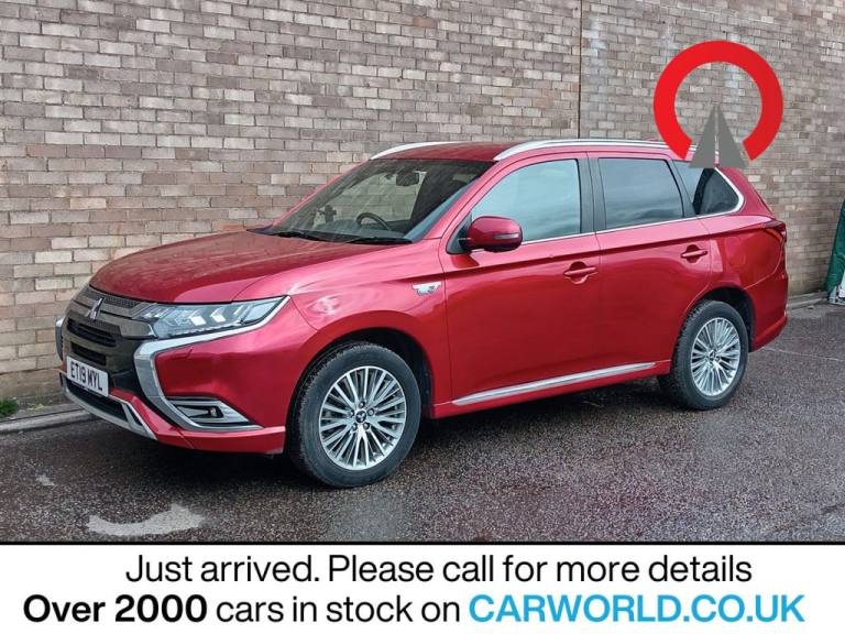 2019 Mitsubishi Outlander 2.4h TwinMotor 13.8kWh 4h SUV 5dr Petrol Plug-in Hybrid CVT 4WD Euro 6 ...
