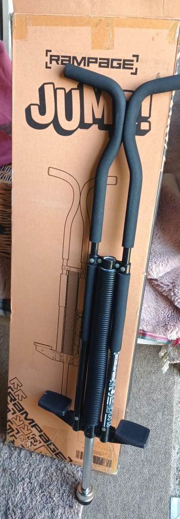 Rampage jump pogo stick in black with box New only tried once