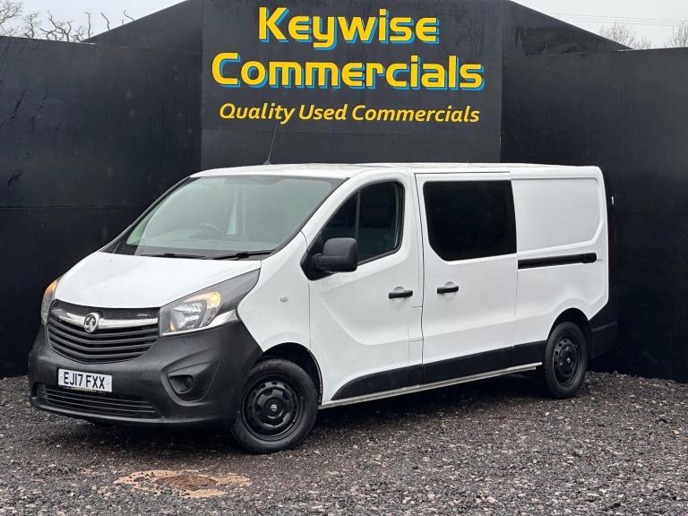 2017 Vauxhall Vivaro 2900 1.6CDTI 120PS H1 DoubleCab PANEL VAN DIESEL Manual