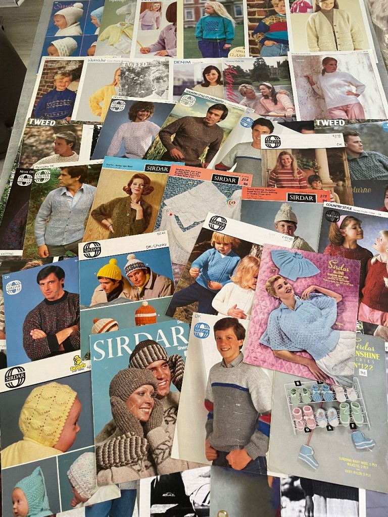 300+ vintage knitting patterns 