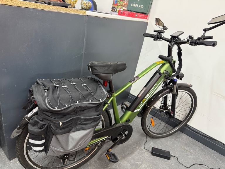 Jasion Electric E Bike 1100w E-bike 48v 12ah Green Top Speed 45km EB5 Roamer