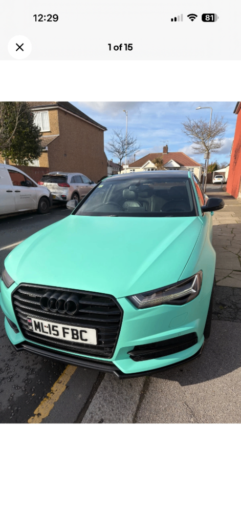 Audi, A6, Saloon, 2015, Semi-Auto, 1968 (cc), 4 doors