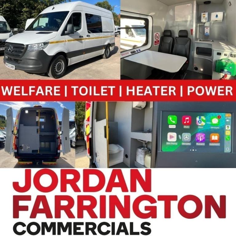 2022 MERCEDES BENZ SPRINTER 315 RWD EURO 6 MESS / WELFARE VAN **ONLY 13K MILES**