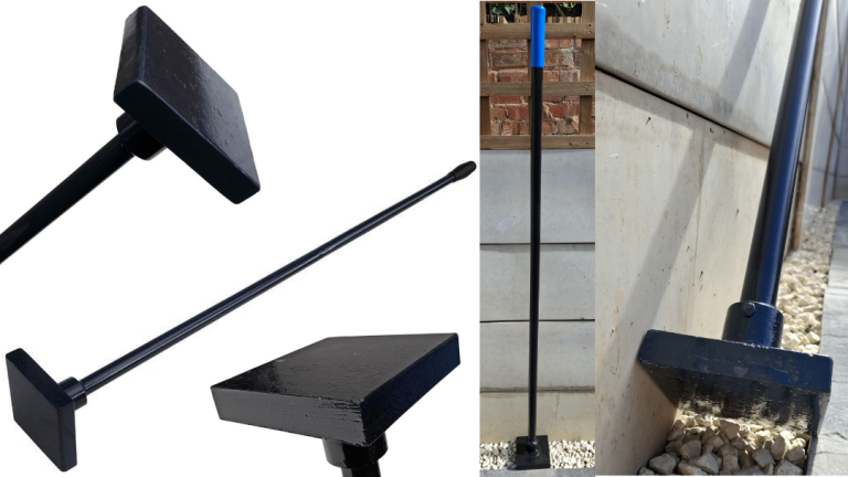 Heavy Duty All Steel Tamper Rammer | Hand Compactor Tool