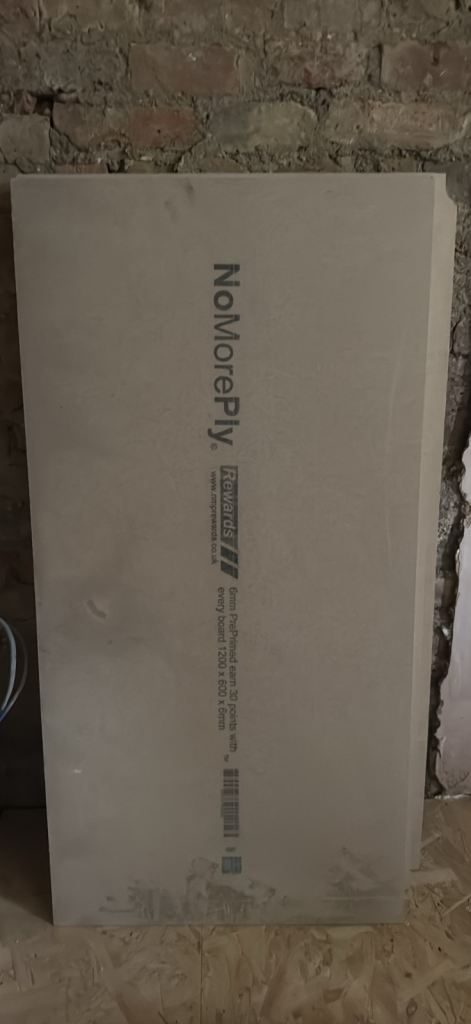 6mm NoMorePly Boards - Unused Building Material