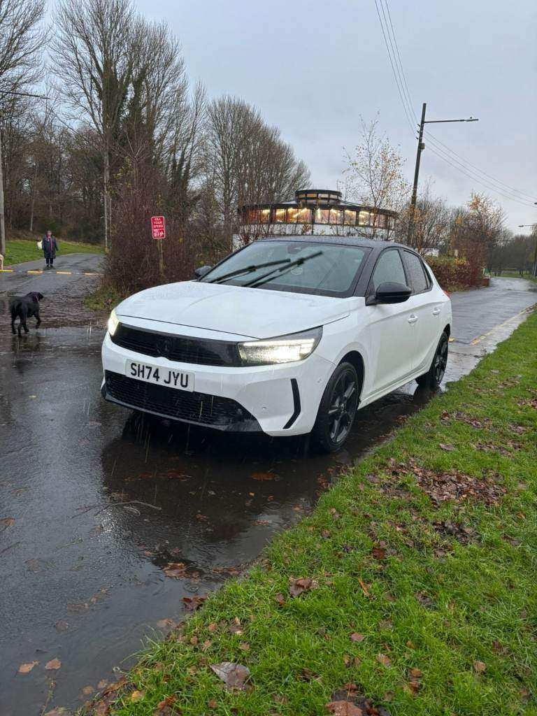 Vauxhall Corsa F GS 5 door hatchback 2024 / White with black roof only 2192 miles!