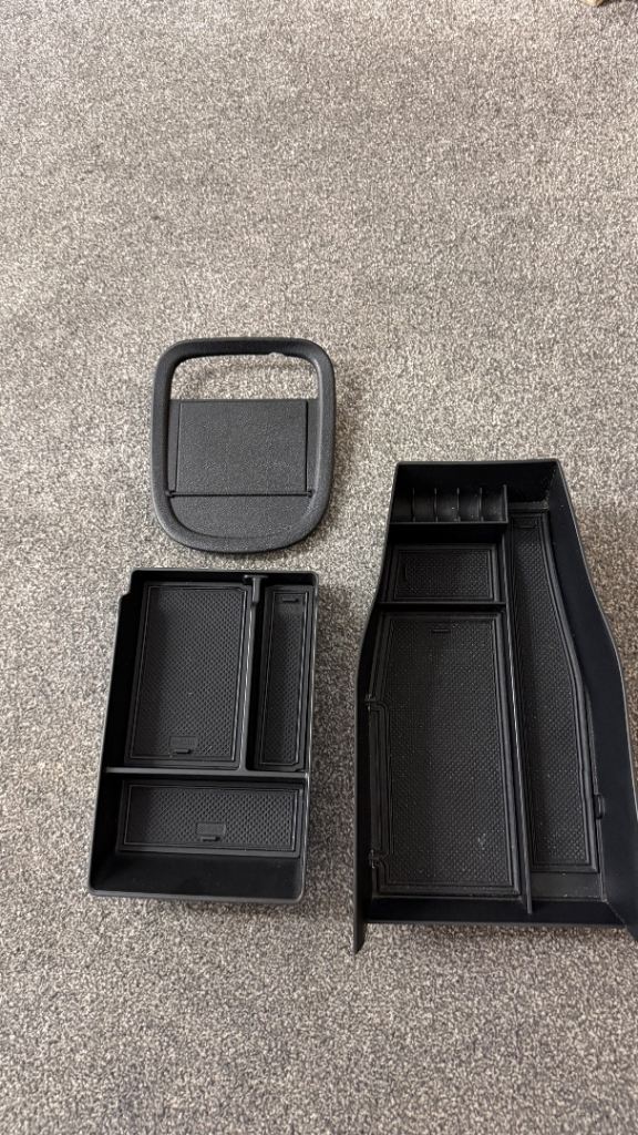 Hyundai Ioniq 5 set of arm rest and centre console organisers and cubby hole door