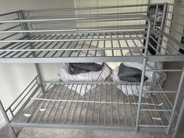 Single Bunk Beds with Mattresses
