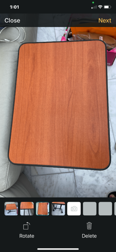 Over bed adjustable table 