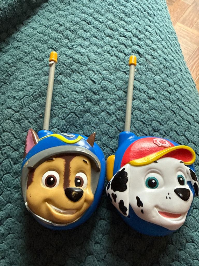 Paw patrol walkie talkies