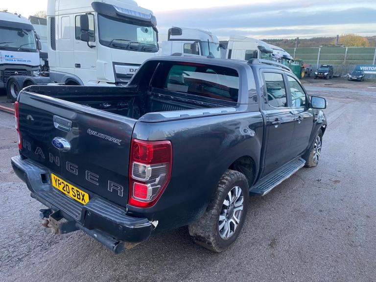 2020 FORD RANGER WILDTRAK ECOBLUE 4X4 DOUBLE CAB PICK UP DAMAGED SALVAGE