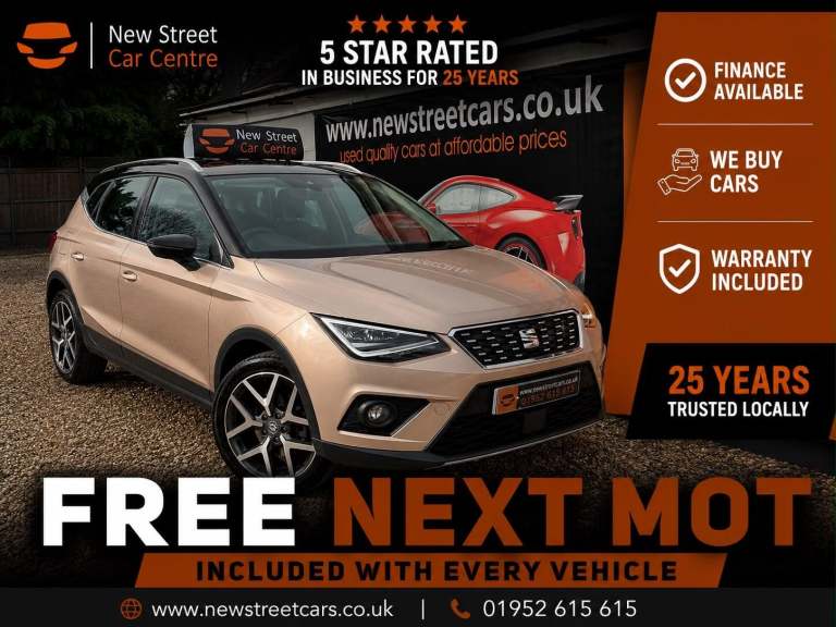 2018 SEAT Arona 1.6 TDI XCELLENCE Lux Euro 6 (s/s) 5dr HATCHBACK Diesel Manual
