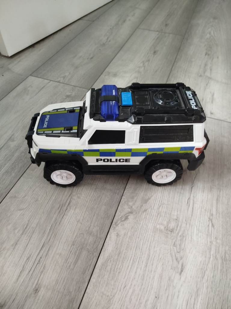 Police car and helicopter toys 