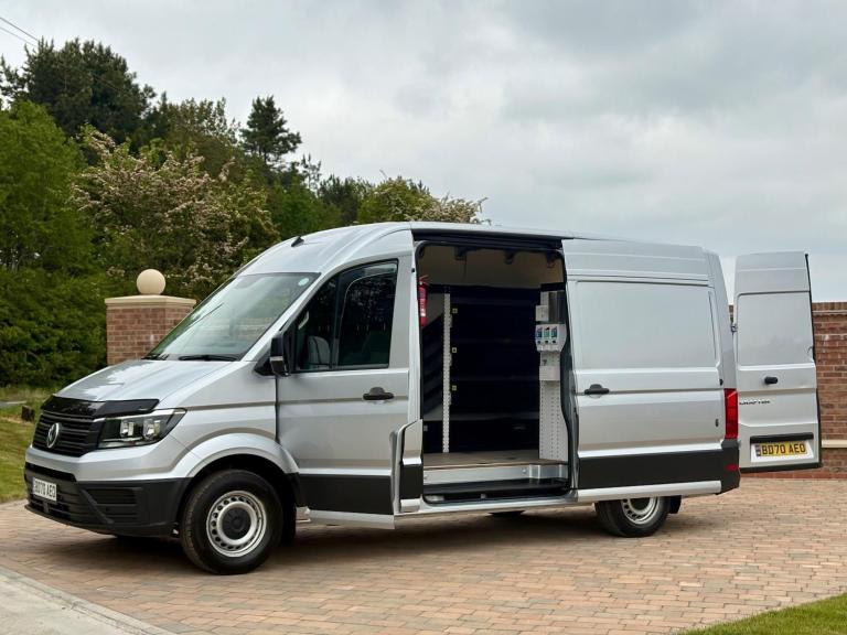 Vw Volkswagen Crafter / MAN L2 H3 Mwb Van **Silver / Workshop / Fitters Van**