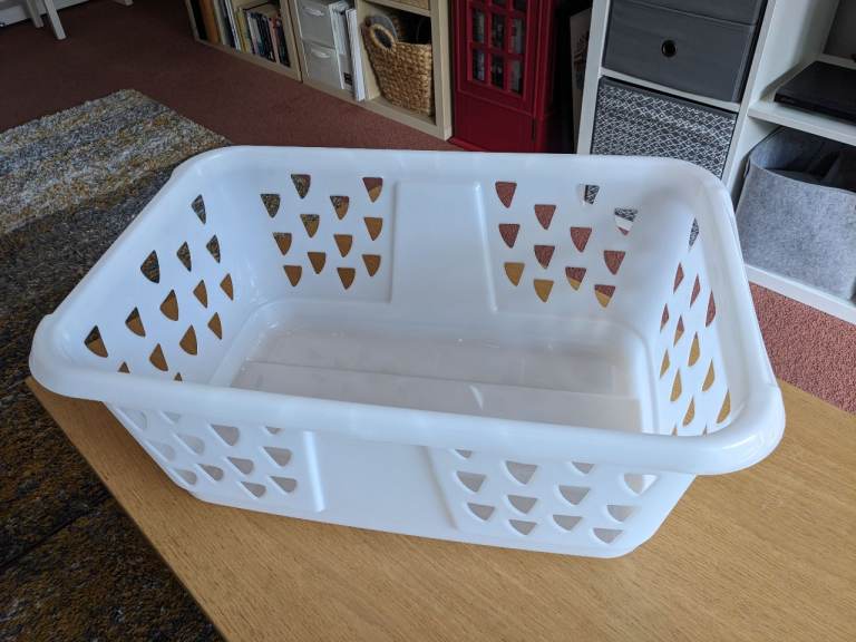 White laundry basket FREE