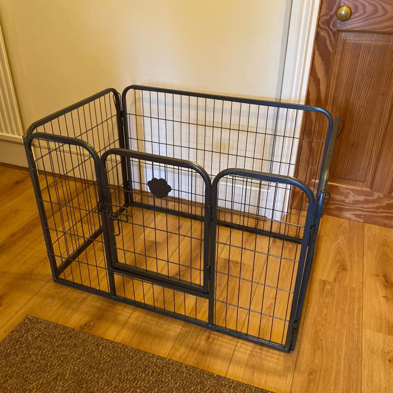 Puppy Play Pen Metal with opening door 3 x 2 Foot