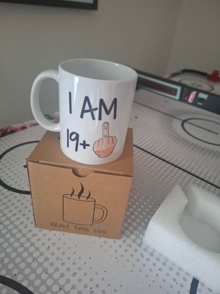19 + 1 birthday mug