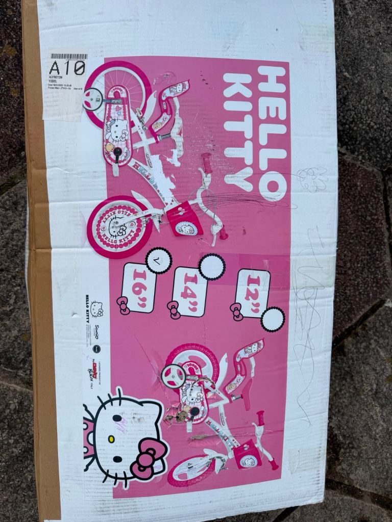 Kids Hello kitty bike, 16”