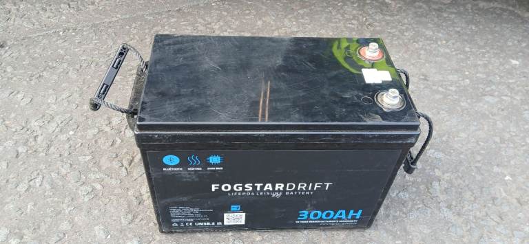 12.8v 300ah fogstar lithium battery 