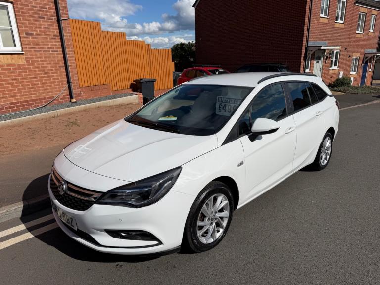 2019 69 VAUXHALL ASTRA 1.6 CDTI 136 DESIGN SPORTS TOURER WHITE ESTATE EX POLICE