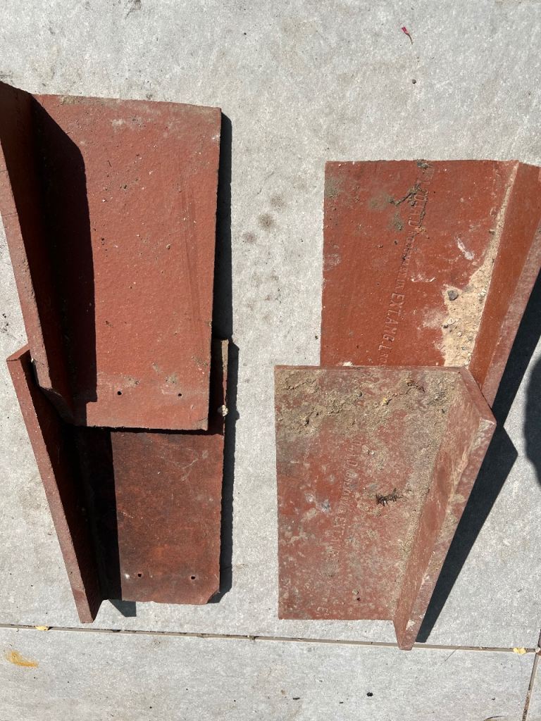 Used Red Roof Tiles - Fair Condition
