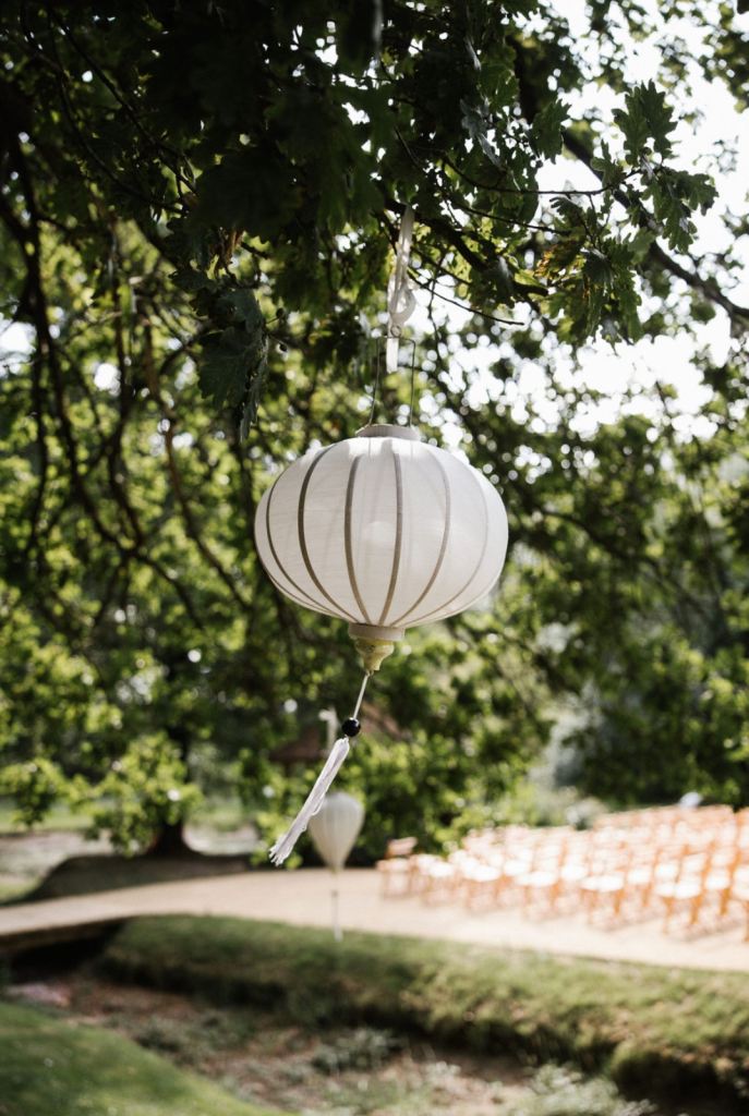 image for Hand made Vietnamese hanging lanterns - great condition - white 