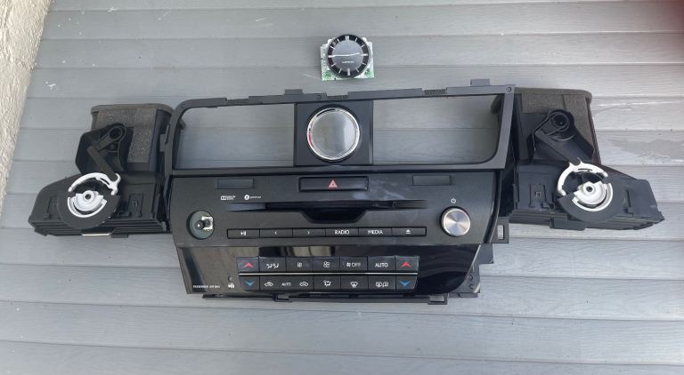 Lexus RX 450H 2018 Climate Control Head Unit, Air Vents,Clock