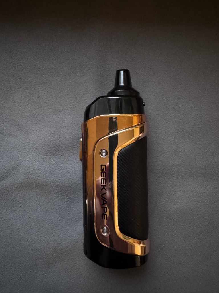 Geekvape Aegis Boost Vape Kit - Black and Gold, As Good As New