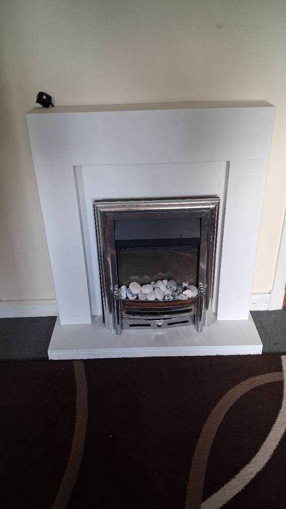 Fire place can be seen working  from smoke free home